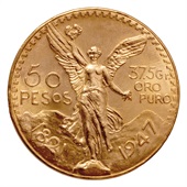 Gold Centenario 50 Mex. Pesos